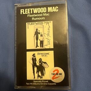 Fleetwood Mac + Rumours Audio Cassette Rare Find Two on One Tape